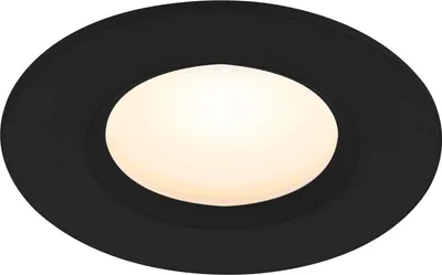 Produktbild von Nordlux Tiaki LED Einbauleuchte Downlight dimmbar IP65 Schwarz 49570103