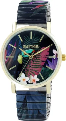 Produktbild von Raptor Damenarmbanduhr "Colorful Edition" mit Zugband