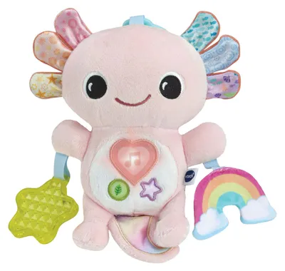 Obrázok produktu pre VTech Baby ELIOTT, BEBE AXOLOTL MUSICAL, 0,25 rok / roky, Zvukové efekty, Vyžadované batérie, AAA, Textil, Viacfarebný