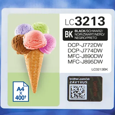 Obrázek produktu pro LC3213BK BROTHER DCP Tinte black HC 400