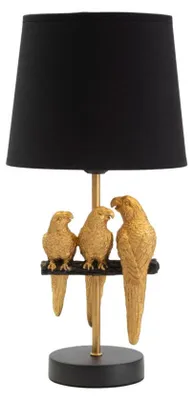 Immagine prodotto di FURNLUX Lampada da tavolo Parrot Black 20cm / Colore principale: Nero / Dimensioni: 20 x 39 x 20 cm