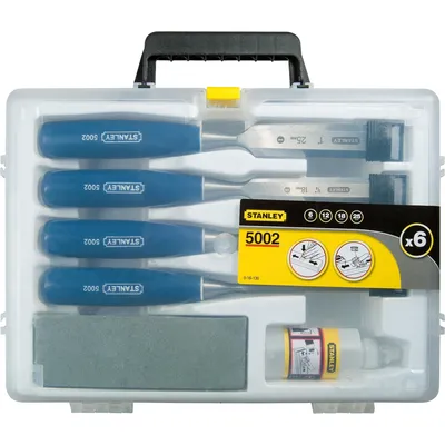 Obrázek produktu pro Sada dlát Stanley 5002 dřevěná 6, 12, 18, 25 mm 4 díly