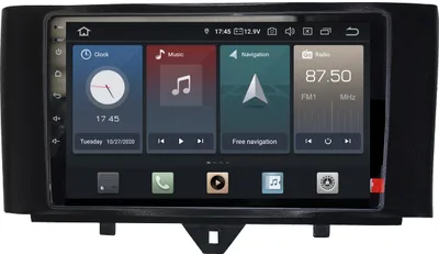 Produktbild von Für Smart 9" Touchscreen Android Autoradio GPS Navigation CarPlay AndroidAuto