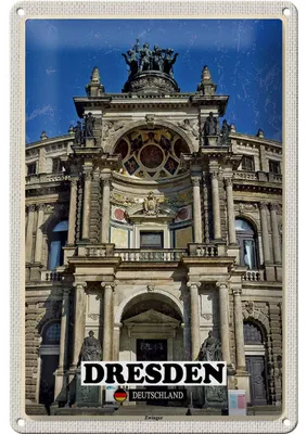 Produktbild von Blechschild Städte Dresden Zwinger Architektur 20x30cmSchild