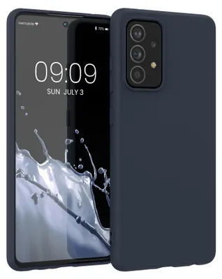 Produktbild von kwmobile Handyhülle für Samsung Galaxy A52 / A52 5G / A52s 5G Hülle - TPU Case - Kabelloses Laden - Schutzhülle Cover in Heidelbeerblau