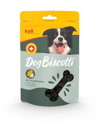Produktbild von kyli DogBiscotti m. Pflanzenkohle 200g