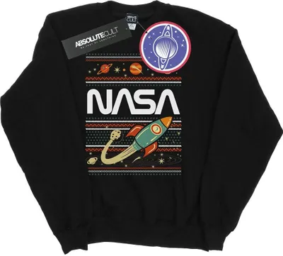 Produktbild von NASA - Sweatshirt für Herren BI48147 (5XL) (Schwarz)