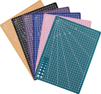 Produktbild von Professionelle Schneidematte im Format A3/A4 mit klarer Skala, Mehrzweck-Schneideunterlage zum Selbermachen, präzises, selbstheilendes Schneidepad