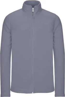 Produktbild von Kariban Herren Fleece Jacke Fleecejacke Übergangsjacke Sweatjacke, Größe:S, Farbe:Convoy Grey