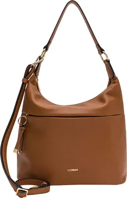 Produktbild von L.CREDI Schultertasche Umhängetasche Maite Hobo Bag Cognac braun