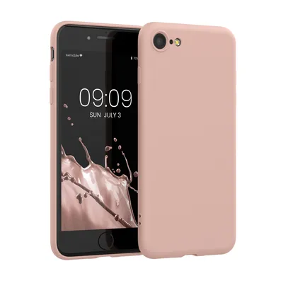 Produktbild von kwmobile Handyhülle für iPhone SE 2022 Hülle / iPhone SE 2020 / iPhone 8 / iPhone 7, für iPhone SE Hülle - Schutzhülle für kabelloses Laden - Case in