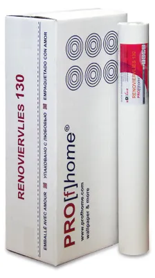 Produktbild von PROFHOME Renoviervlies 130 g Malervlies Anstrich-Vlies glatte Vliestapete 6 rol.