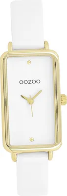 Immagine prodotto di Oozoo orologio da donna in pelle orologio analogico al quarzo bracciale bianco Timepieces D2UOC11530