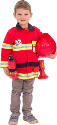Produktbild von Melissa & Doug Fire Chief Role Play Costume Set, Feuerwehr, Spielset, 3 Jahr(e), Junge/Mädchen, 6 Jahr(e), Kinder