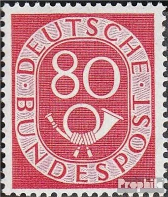 Produktbild von Briefmarken BRD (BR.Deutschland) 1951 Mi 137 postfrisch Posthorn