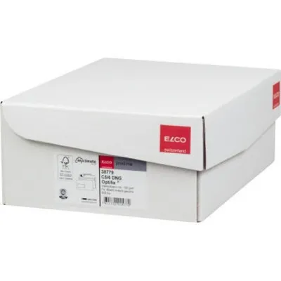 Produktbild von Elco 38779, Weiß, 100 g/m², 500 Stück(e), Blue Angel, Forest Stewardship Council (FSC)