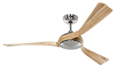 Obrázok produktu pre CasaFan BN-NT, Domáci lopatkový ventilátor, Chróm, Drevo, Strop, 25 m², 143 ot/min, 140 cm