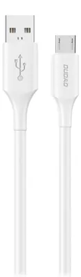Productafbeelding van Kabel Dudao L2Sm USB-A / Micro USB 6A, 1.2 meter - Wit