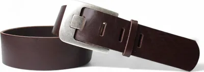 Produktbild von Herren Ledergürtel 4,5 cm Vollrindleder, Breitdorn-Schnalle silber, FRONHOFER
