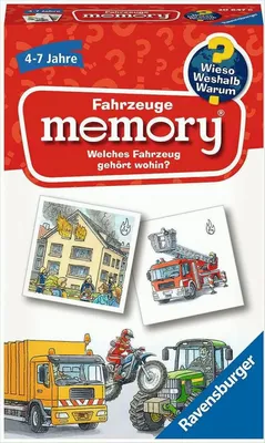 Produktbild von Wieso? Weshalb? Warum? Fahrzeuge memory® Ravensburger 20647