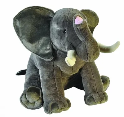 Produktbild von kuscheltierelefant Junior 76 cm Plüsch grau
