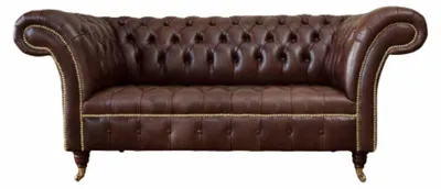 Productafbeelding van Sofa 2 Sitzer Couch Polster Sofa Textil Stoff Chesterfield Couchen
