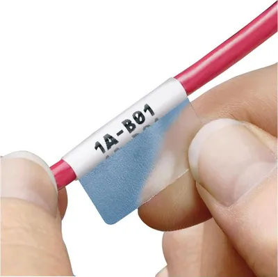 Image de Panduit S100X220VAC étiquette auto-collante Translucide, Blanc 125 pièce(s)