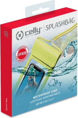 Produktbild von Celly SPLASHBAG19YL Handy-Schutzhülle 16,5 cm (6.5") Mantelhülle Gelb