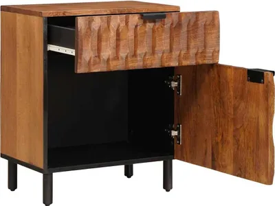 Produktbild von vidaXL Nachttisch Braun 50 x 33 x 60 cm Massivholz Mango