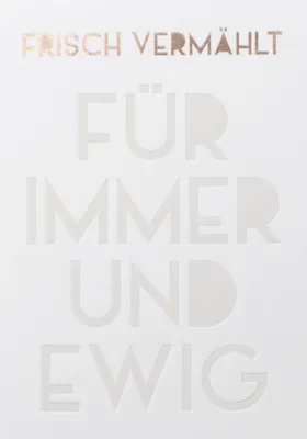 Produktbild von Prägegrußkarte "Für immer und ewig"