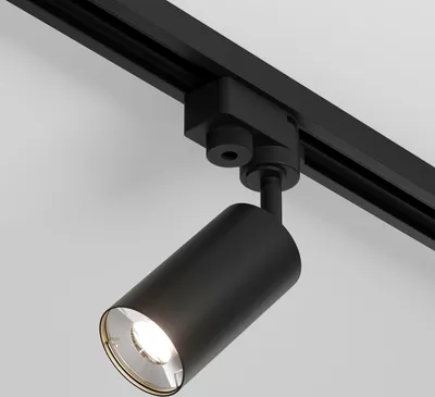 Produktbild von Maytoni Track Lighting TR002-1-GU10-B 1xGU10, Schwarz, aus Aluminum, exkl. Leuchtmittel