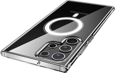 Image de Coque pour Samsung Galaxy S22 Ultra 5G, transparente, dos solide