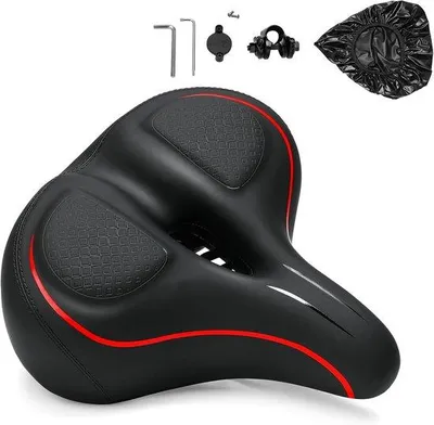 Produktbild von Famanu Fahrradsattel mit AirTag-Halter - Komfortabel und Wasserdicht