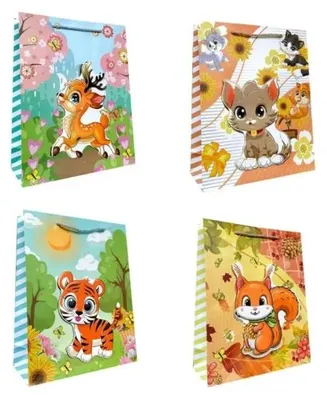 Produktbild von Kindertasche "Torebka" mit 3D-Tier-Motiven – Ju-Piter