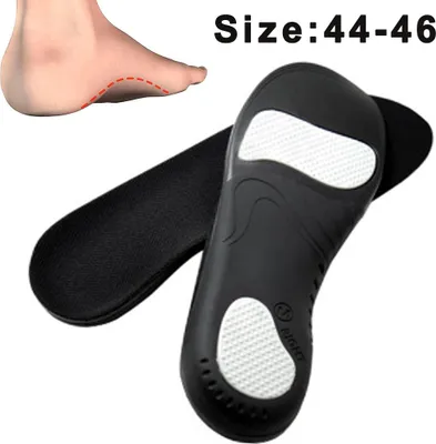 Produktbild von Orthopädische Schuheinlagen bei Plantarfasziitis, Sportschuheinlagen für Damen und Herren, Gel-Komfort-Einlegesohlen mit Fußgewölbeunterstützung, Linderung von Senkfüßen, Plattfüßen, Metatarsalgie, Pronation, Fersenschmerzen…