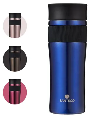 Isolier-Reisebecher 510 ml, Edelstahl, auslaufsicher, für heiße Getränke