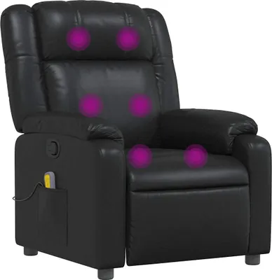 Produktbild von vidaXL Massagesessel Schwarz Kunstleder