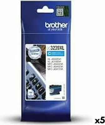 Produktbild von Original Tintenpatrone Brother HLJ6000 / MFCJ5945 / MFCJ6945 Türkis (5 Stück)