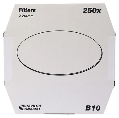 Produktbild von Bonamat Bravilor B10 Flachfilter Original 244 mm, 250 Stk, Kaffeefilter