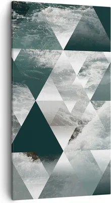 Produktbild von Bild auf Leinwand - Leinwandbild - Abstraktion modern - 45x80cm - Wand Bild - Wanddeko - Wandbilder - Leinwanddruck - Bilder - Kunstdruck - Wanddekoration - Leinwand bilder - Wandkunst - PA45x80-3421