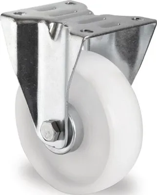 Produktbild von Bockrolle Rad- 80 mm Tragfhigkeit 130 kg Polyamid Platte L105xB80 mm