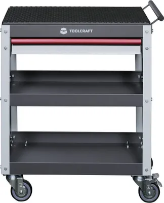 Produktbild von TOOLCRAFT 553942 Servicewagen Herstellerfarbe: Grau, Lichtgrau, Rot