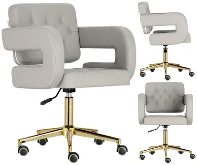 Image de Tabouret cosmétique de coiffure avec dossier fauteuil SPA mobile Amalfi