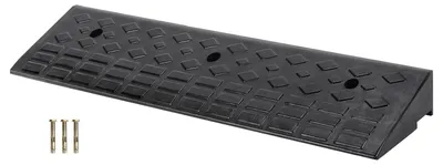 Productafbeelding van Rubberen Oprijplaat met Antislip voor Auto's en Rolstoelen, 10cm Hoog