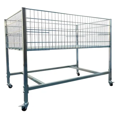 Produktbild von Aktionstisch Wühltisch 1200x800x850mm Schlagerkorb auf Rollen