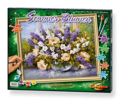 Produktbild von Noris Spiele Malen nach Zahlen - Sommerblumen; 609130717