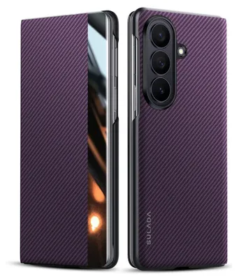 Produktbild von SULADA Handyhülle Smart View für Samsung Galaxy Z Fold8 Ultra Magnetisch Carbon