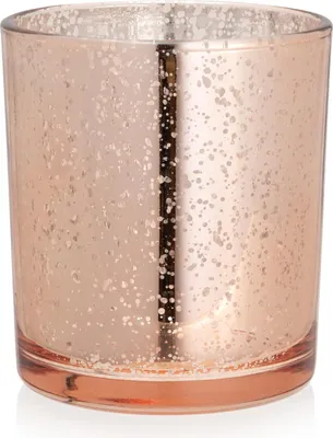 Produktbild von Rosa Kerzenglas mit durchscheinenden Punkten, 200 ml