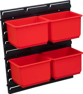 Produktbild von Toolbrothers RHINO Container Set Nr. 1 Werkstattwand mit 4 Behältern für RHINO XXL Koffer