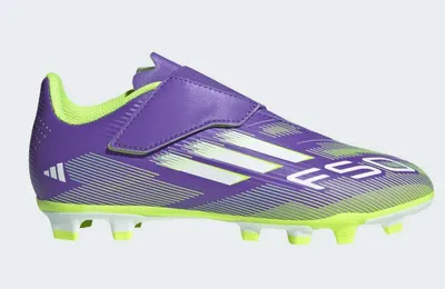 Produktbild von Adidas F50 CLUB VEL FG/MG J Kids Fußballschuh FG/MG Lila 35